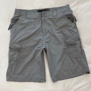 Rusty Men’s Gray Technical Cargo Shorts Size 34 Street Moto Surf